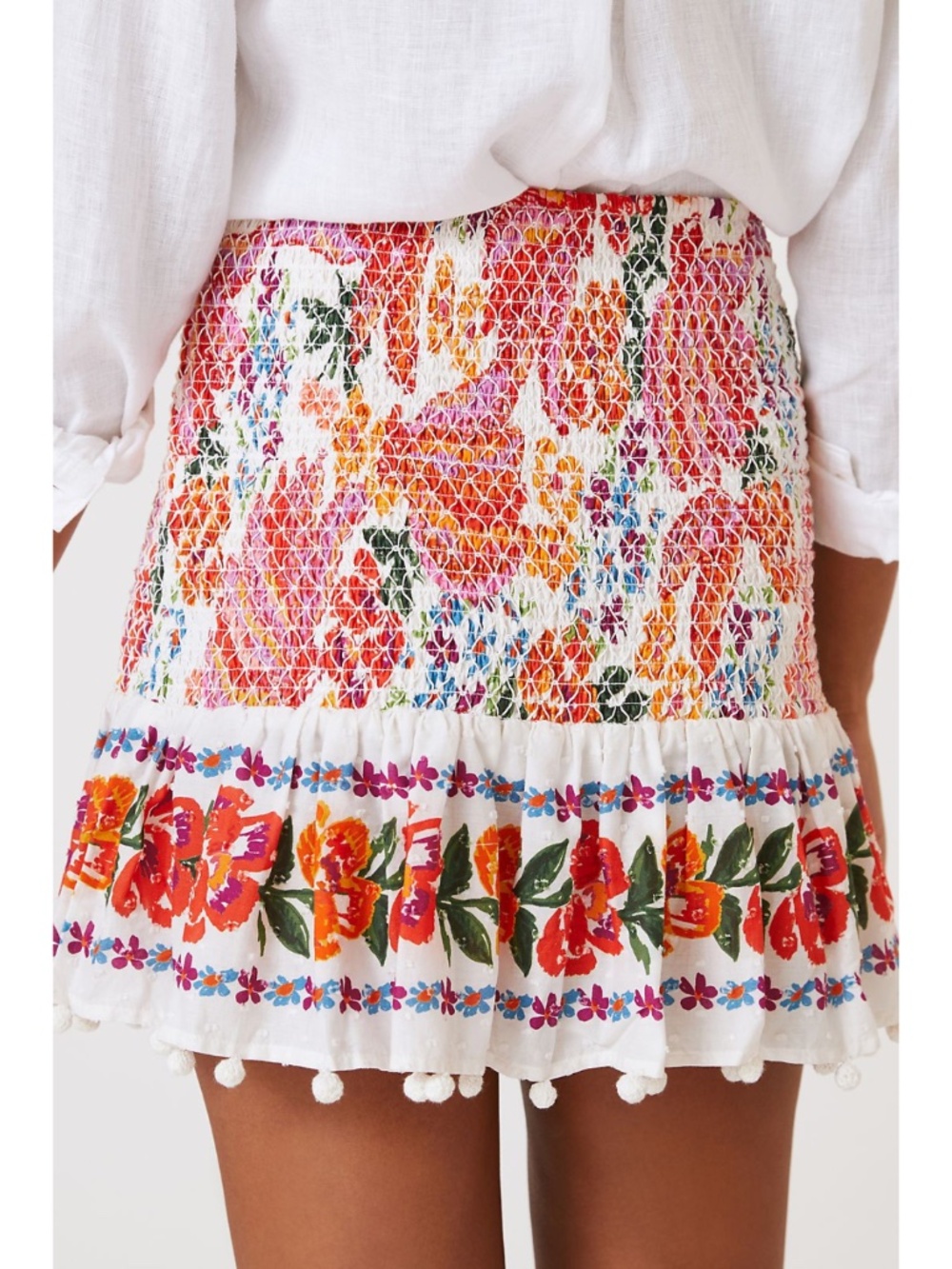NEW Farm Rio Spring Bananas Mini Skirt Medium - Picture 8 of 17